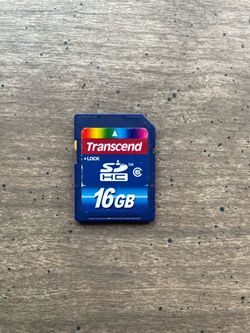 Transcend 16GB SDHC Class 6 Memory Card