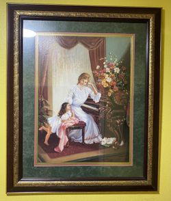 CUADRO CON CANDELABROS Y BOMBILLAS 