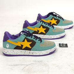 bape bapesta brown teal purple yellow ACG nike dunk sb japan 9 9.5 10