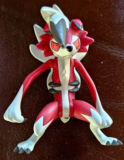 Lycanroc Midnight Form Pokemon Moncolle Ex Figure Takara Tomy 2016 R06 2.6in