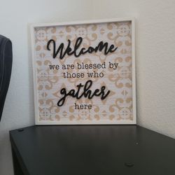 Wooden Sign Plaque
