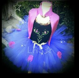 Anna Frozen Tutu Set costume Halloween