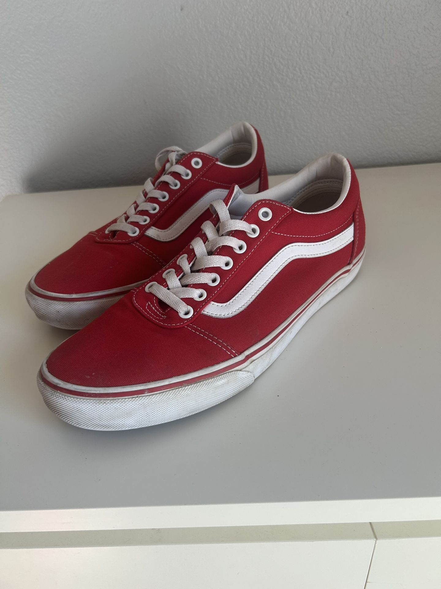Vans Shoes Size 11.5 Red