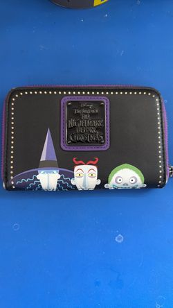 Loungefly Nightmare Before Christmas Oogie Boogie Glow Zip Around Wallet