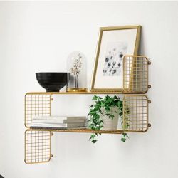 IKEA SVENSHULT Wall Shelf Gold