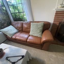 Leather sofa