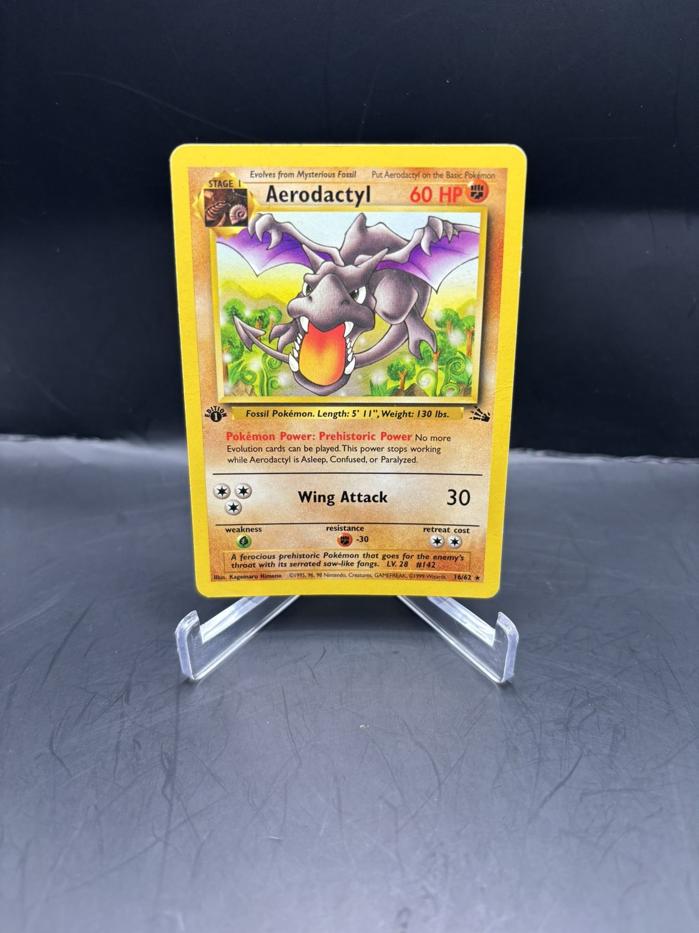 Pokémon Aerodactyl 1st Edition Fossil Non Holo