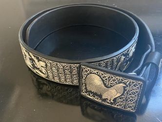 Cinto Pitiado De Plata