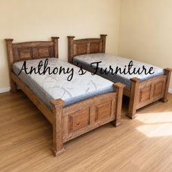 New Twin Bed With Mattress 