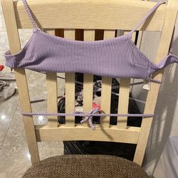 Aeropostale Purple Wrap Around Bathing Suit Top 