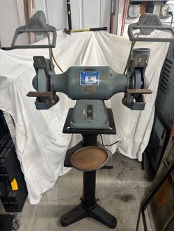 Heavy-Duty BALDOR Industrial Bench Grinder –