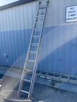All American 24 ft Aluminum Extension Ladder