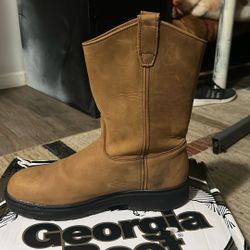 Men’s Size 10.5 Brown George Boot Work Boots