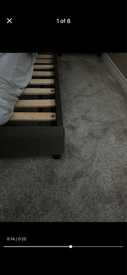 Headboard and box for king size bed