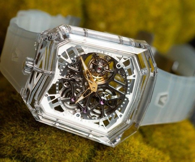 AVENTI A11 Sapphire Tourbillon Skeleton All Sapphire Case