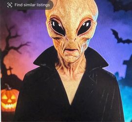 Alien Halloween Latex Costume Mask