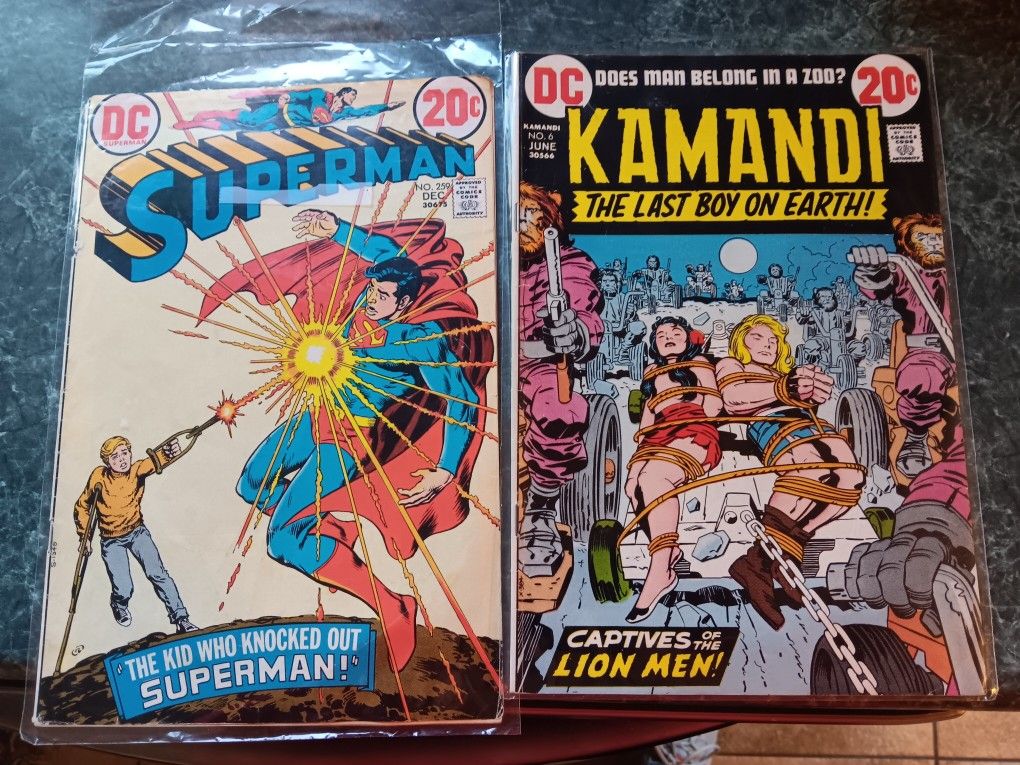 SUPERMAN, FANTASTIC FOUR, DENNIS THE MENNIS, THE PUNISHER.