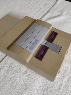 Super Nintendo SNES Console Video Game Entertainment System