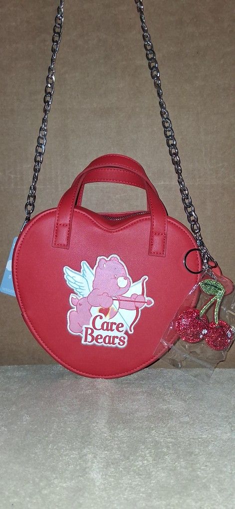 Care Bear, Heart Shaped Crossbody Bag