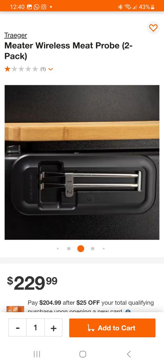 Traeger X Meater Probe for Sale in Altadena, CA - OfferUp