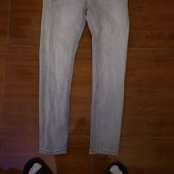 light grey jeans