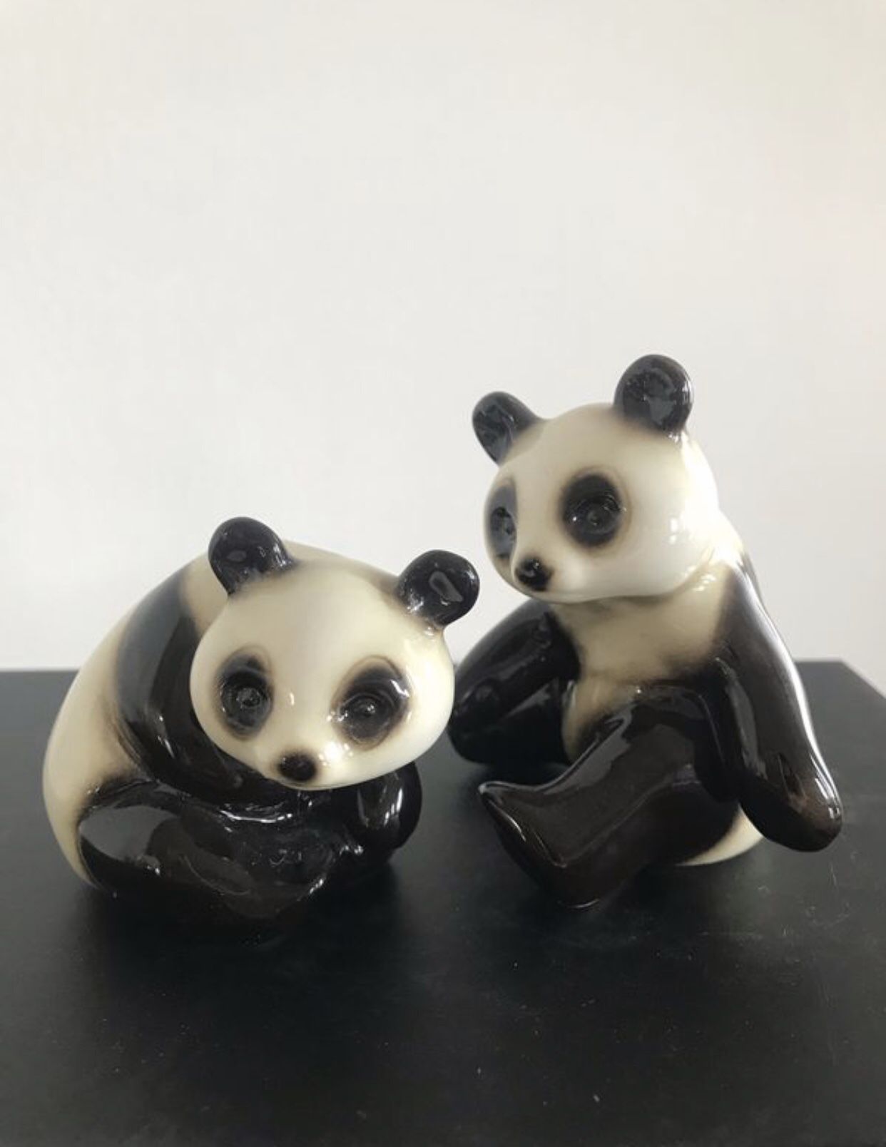 Vintage Set Goebel Panda Figurines