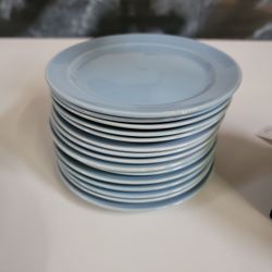 6.25″ Lu-Ray Pastels Light Blue Bread Plate