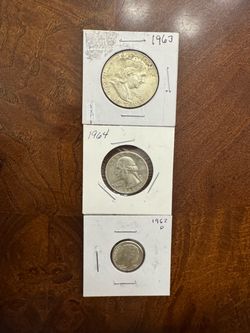 Vintage US Silver Coins Lot of 3