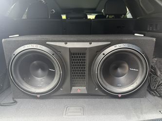 Two 12 Inch Subs And The Amplifier