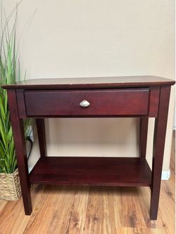 Wooden Entryway Console Table