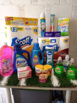 Especial paquete de productos de limpieza para el hogar el precio es firme