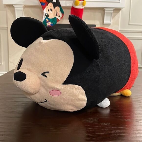 Disney Tsum Tsum Mickey Mouse Large Plush Winking (US version) EUC 19” long