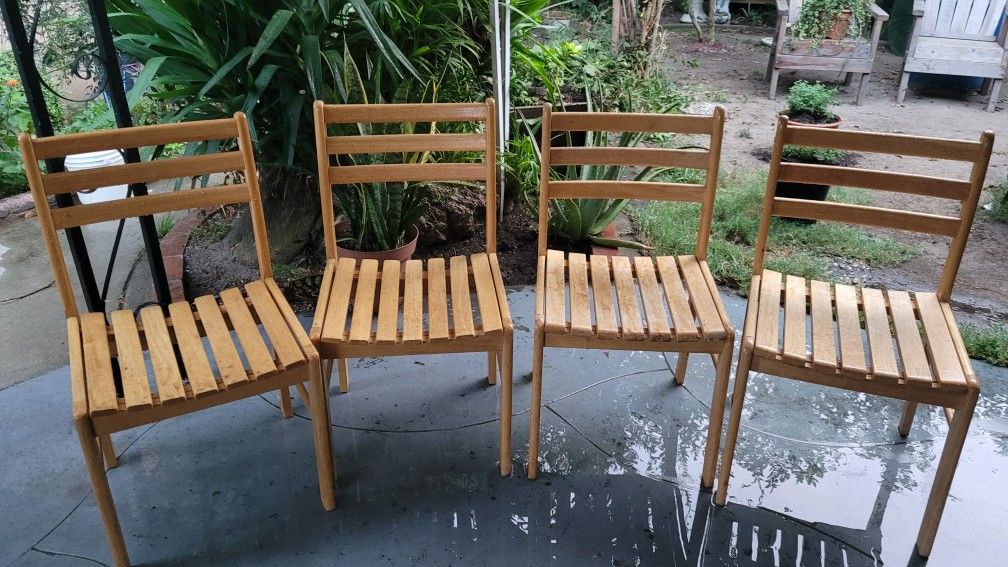 4 Tiki Chairs