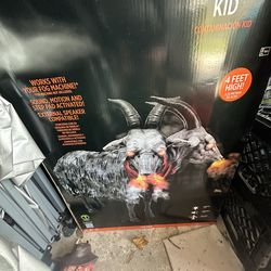 Party City 2 Headed goat animatronic