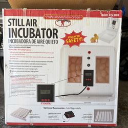 Still Air Incubator Chicken Reptile Eggs 