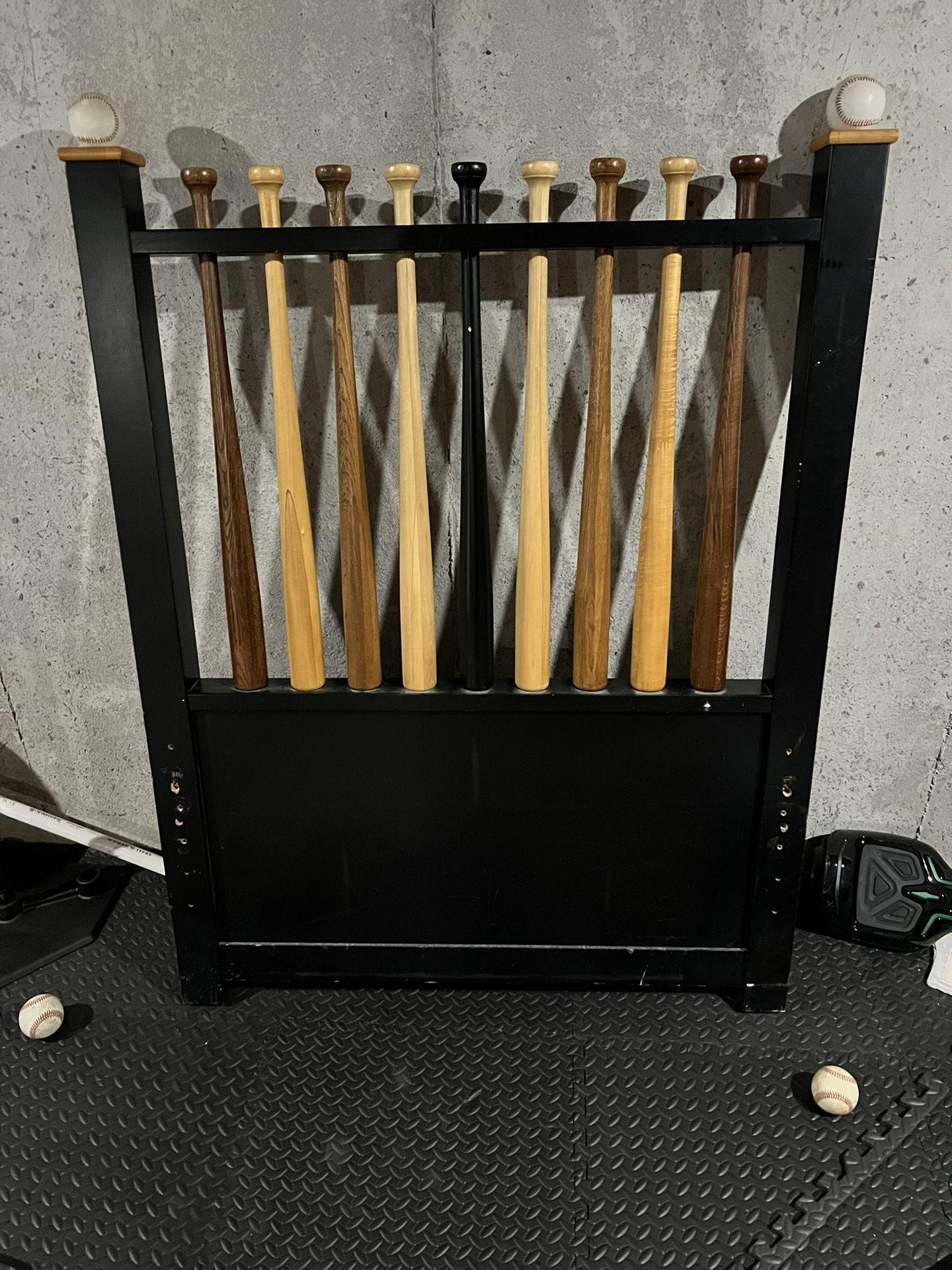 Twin Baseball Headboard 