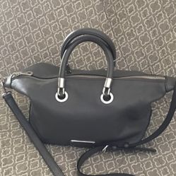Marc by Marc Jacobs gray leather shoulder/crossbody purse