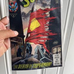DC Vintage Comics The Death Of Superman