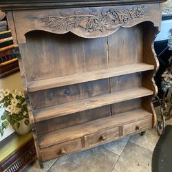 Antique Farmhouse Style Awesome Kitchen  Wall shelf Cabinet