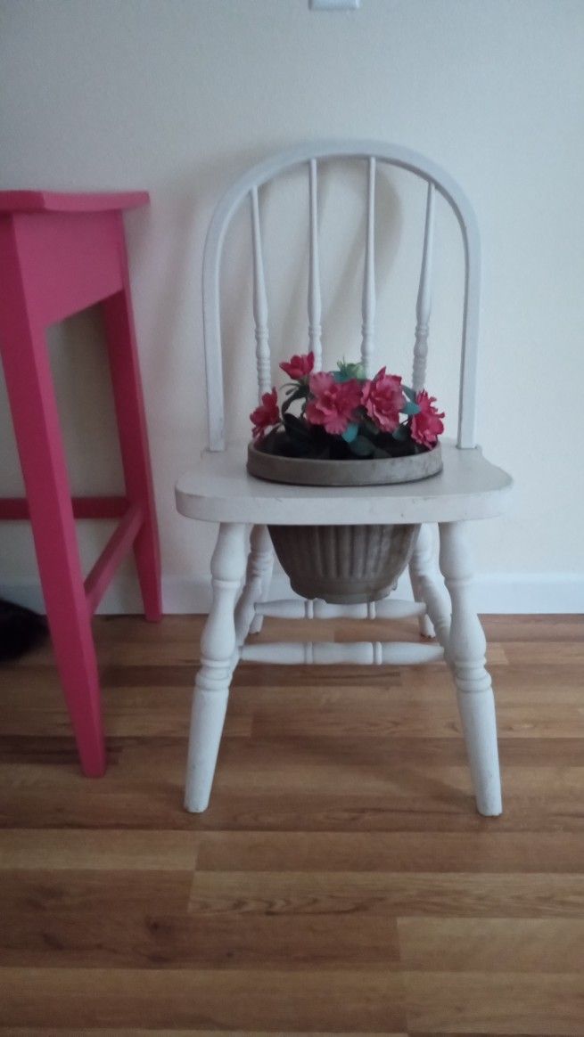 Vintage Chair Plant Stand
