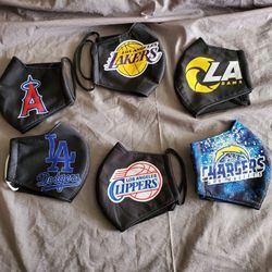 Los Angeles Sports Teams Face Masks