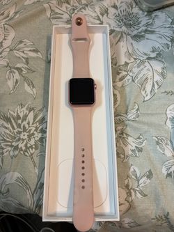 Apple series 1 watch 38mm pink sand