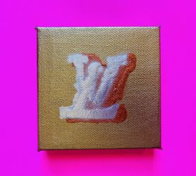 Original Art/ Acrylic Canvas Gold / Bronze / Silver 