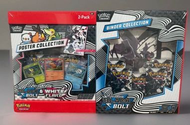 Black Bolt Binder & Unova Poster Collection (Sam's Club)