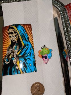 Dia de los Muertos charm Day of the Dead