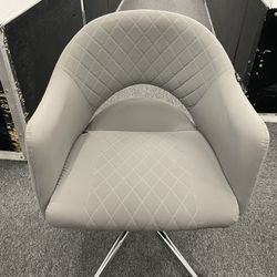 Vinsetto Gray Quilted Office Chair
