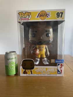 LeBron James Funko 10 Inch Brand New Walmart Exclusive Gold Jersey $50