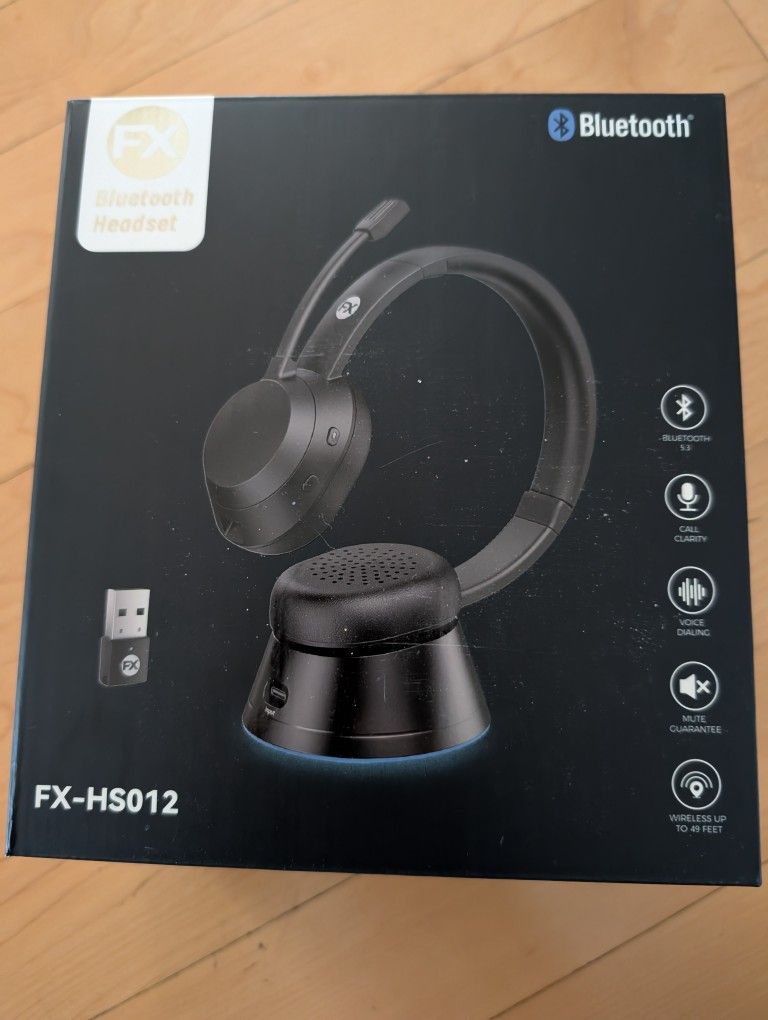 Bluetooth/USB Headset ⭐Great For Meetings!