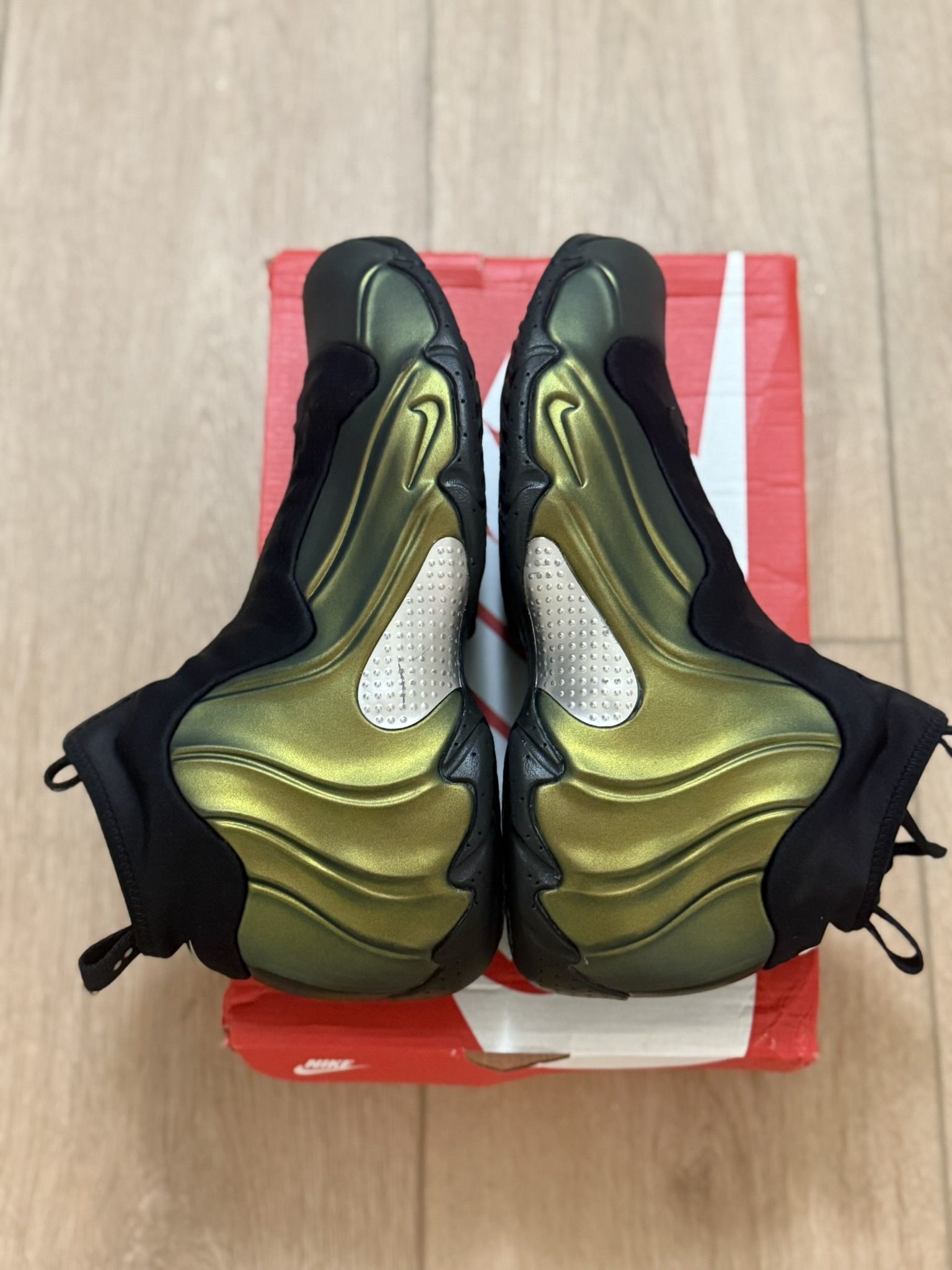 Nike Flightposite Metallic Gold Size 10