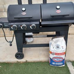 Bbq Grill Propane/ Charcoal. , Cover / Tank 